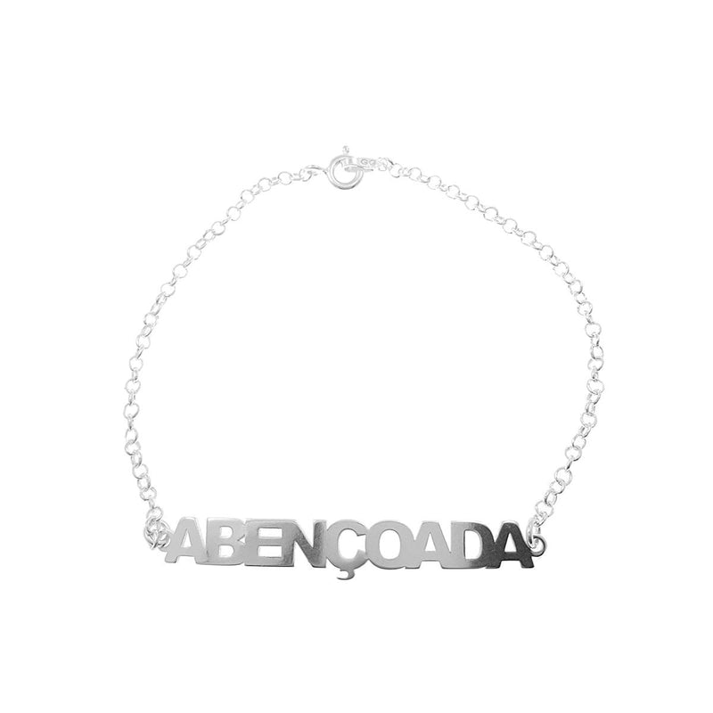 Pulseira Abençoada 1 Face – Fé e Gratidão